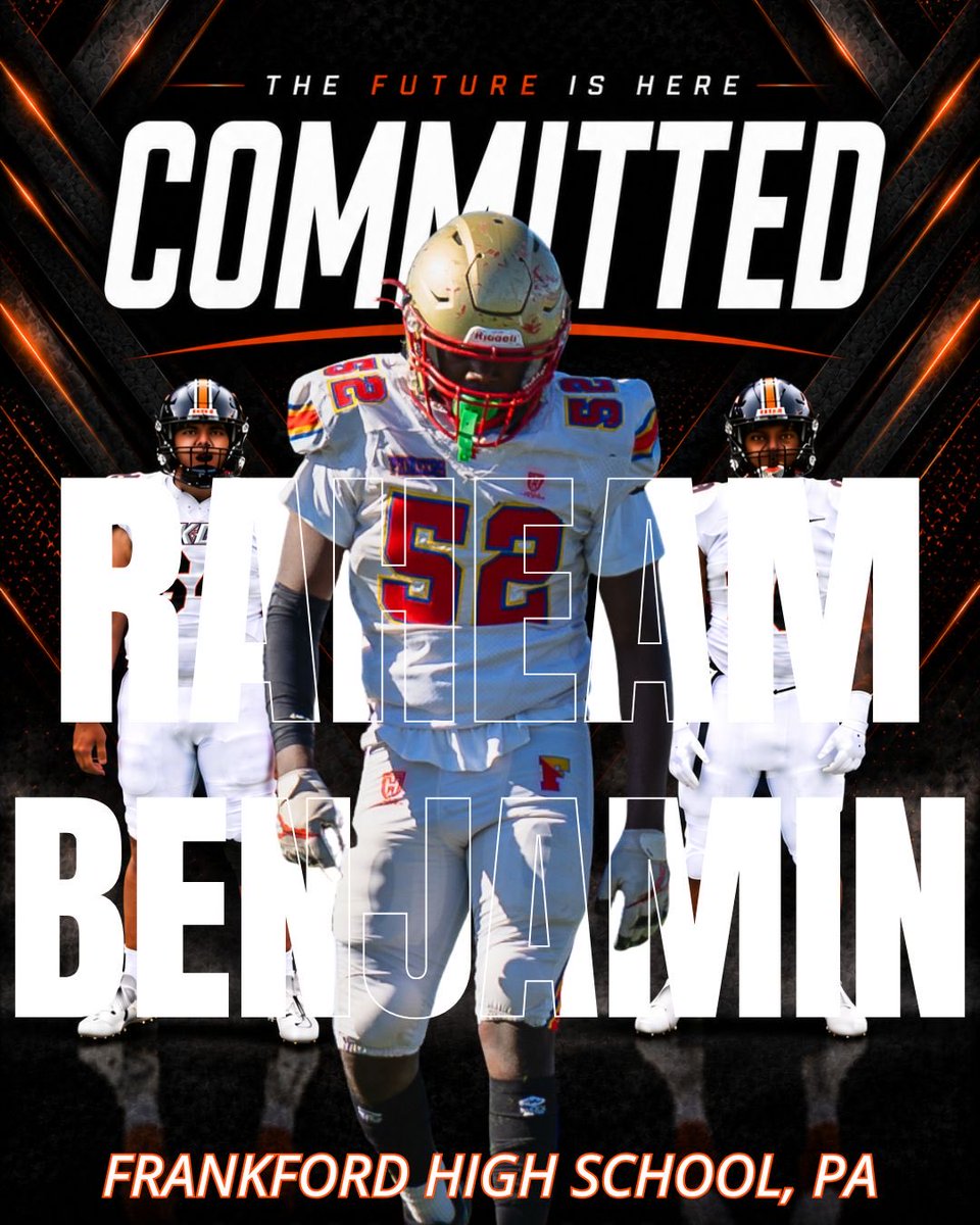 KeystoneFTBL's tweet photo. Prepared for what it takes!

DL Raheam Benjamin
WR Jasiah Holt
DB Miles Grant
WR Elvin Beh

#HuntOurBest #AlwaysInPursuit https://t.co/70diz6TE1P