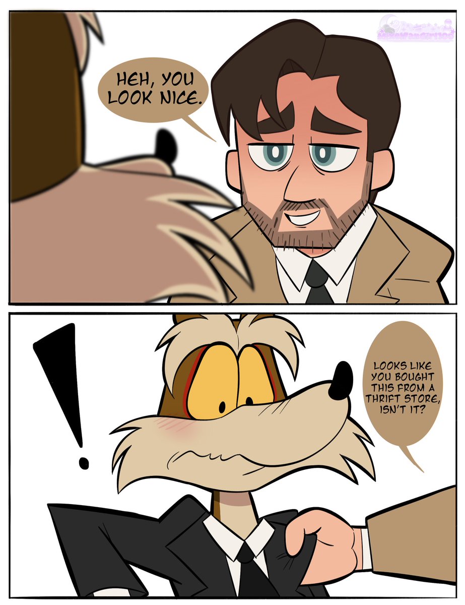 Mixelbackup100's tweet photo. Suit up for the case

#coyotevsacme #AttorneyCoyote #fanart #comic #looneytunes https://t.co/f0EEVwH3Y9