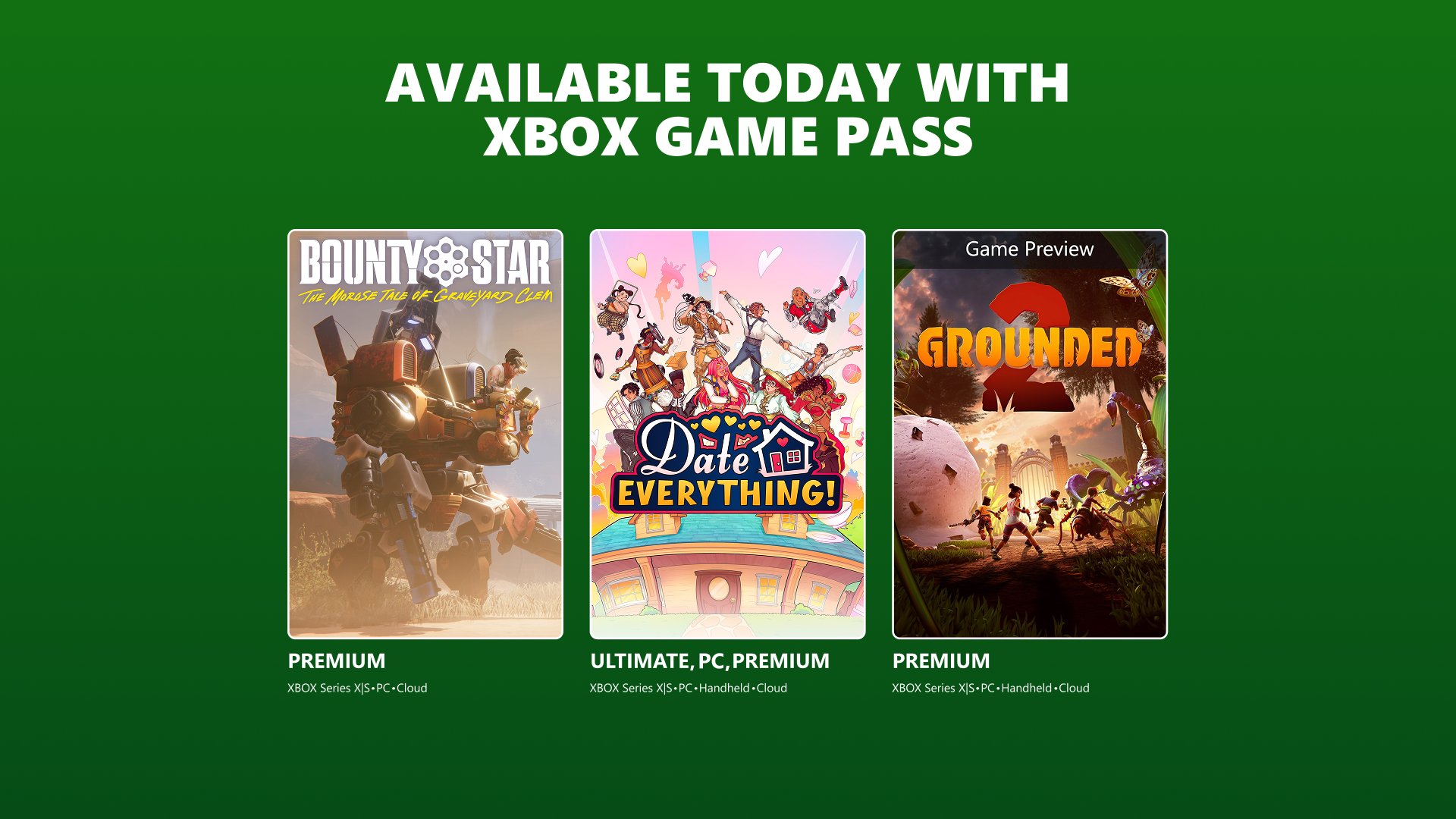 New Games Added to Game Pass