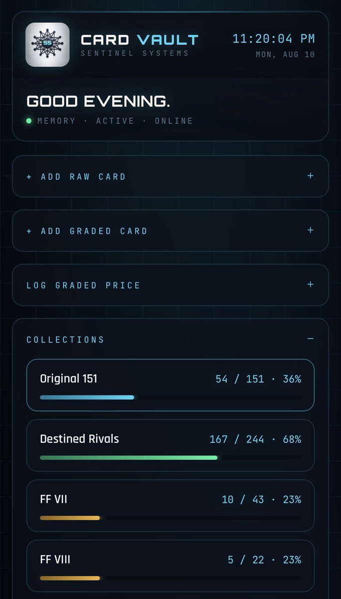 BrandonHoefer17's tweet photo. Weekend project: offline AI card vault
Tailscale + local prices + zero cloud

#OfflineAI #Tailscale https://t.co/ygBbDKvNTd