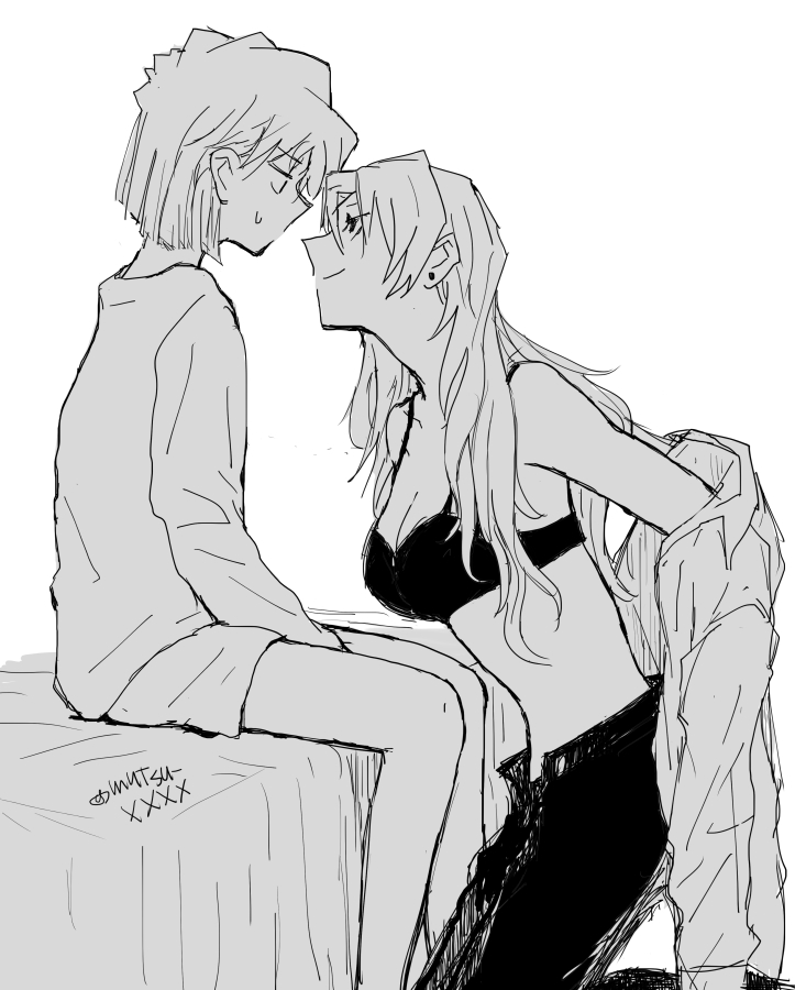 mutsu_XXXX's tweet photo. ベルモットとシェリー https://t.co/Acsq6GCEzO