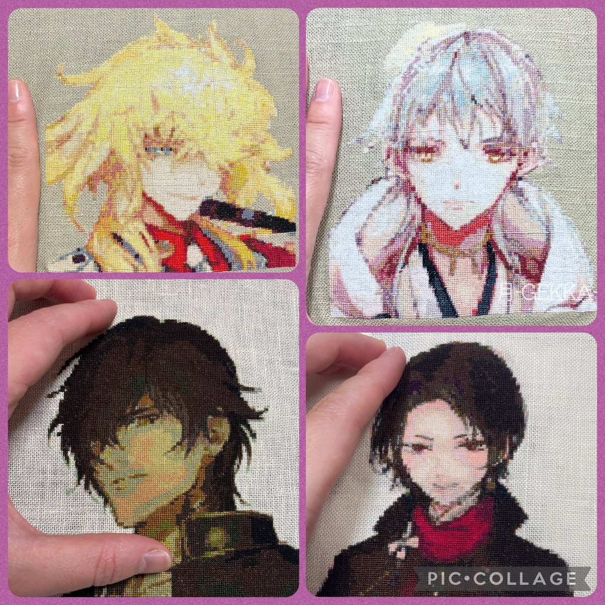 gekka_sou01's tweet photo. 目新しい刺繍ないですが、🏷️便乗！
ちまちま刺繍してるだけの審神者です🪡
清光、鶴丸、御前、二筋樋、山鳥毛推しですが色々ジャンルも雑多垢🙌

お話が合いそうな方、ゆっくり♻️💓回らせていただきます🌸

#残暑の夕立後の虹を見上げて刀剣乱舞好きさんと繋がりたい https://t.co/YUwSLegCcu