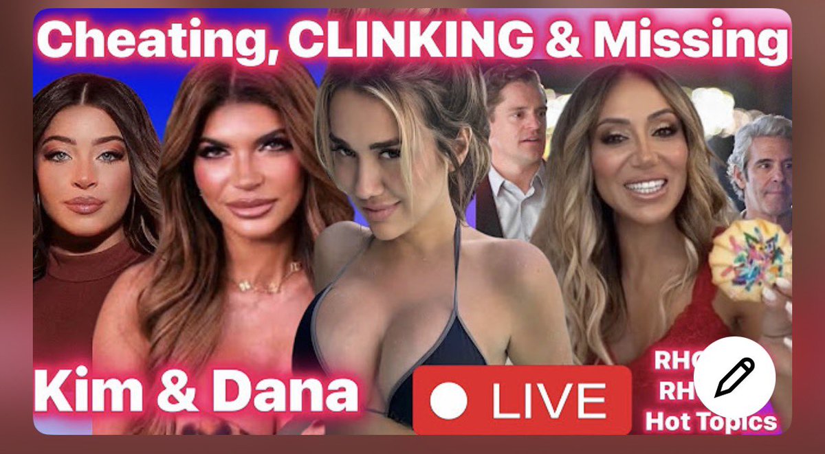 Danawilkey's tweet photo. Andy Cohen CHEATING Scandal EXPOSED, Teresa &amp; Luis SPLIT, Gia's Secret M... https://t.co/3Hc7I597Si via LINK HERE LIVE AT 1pm EST (recording lives on) @YouTube #RHONJ #teresagiudice #RHUGT #WWHL #HAYU #andycohen #danawilkey #melissagorga #giagiudice #nextgennyc #trending #RHORI https://t.co/AS4aZKELXx