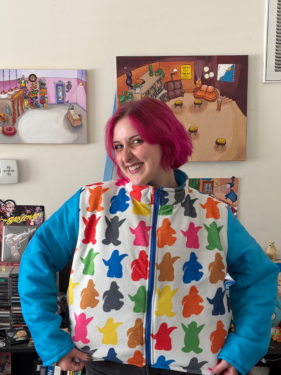 minnow311's tweet photo. minnow311 here to flex my incredible new Club Penguin jacket made from the sleeping bag!! I’ll be waddling around in this all winter 🐧💙 https://t.co/JB8wyG4zrK