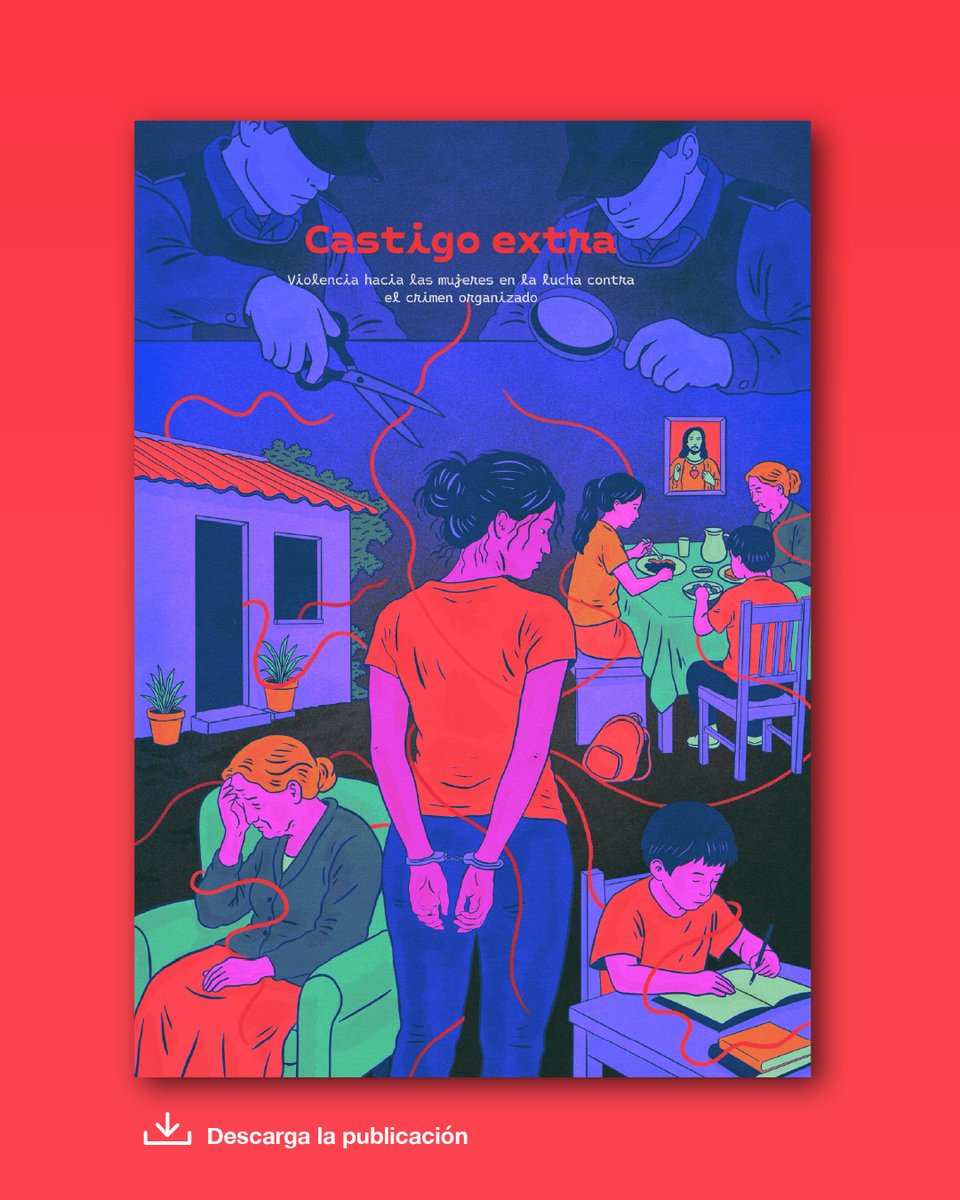 ELEMENTADDHH's tweet photo. 🔎"Castigo extra. Violencia hacia las mujeres en la lucha contra el crimen organizado".

📘Esta publicación recopila una investigación que hicimos entre 7 organizaciones de América Latina sobre las consecuencias que tienen las políticas de seguridad para las mujeres de la región. https://t.co/SSuLcQmIXZ