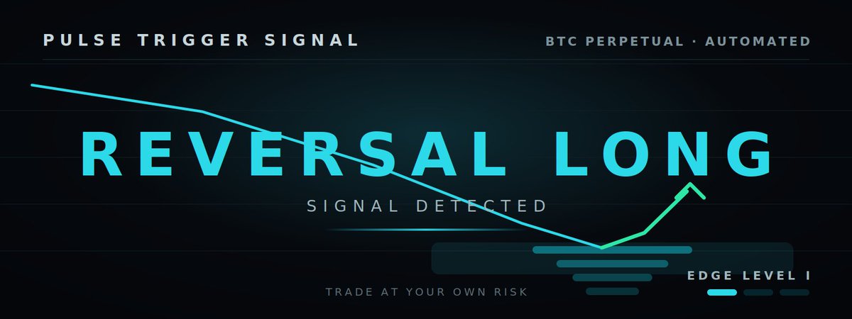 PulseTriggrBtc's tweet photo. 🚨 LONGシグナル検知
TRADE #006

💰 BTC $63,473

Bitget・Bitunix・BingXでエントリー済。

リアルタイムの経過はテレグラムで📣

⚠️ 本シグナルは分析情報です。投資判断は必ずご自身の責任で行ってください。

#BTC #ビットコイン https://t.co/EydyaWHXp2