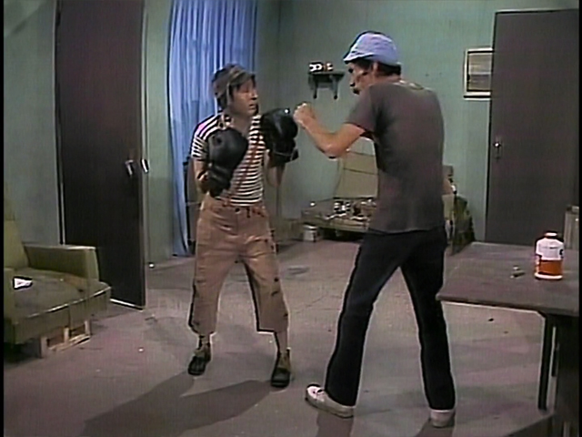 ForumChaves's tweet photo. Episódio de Chaves no ar pelo SBT: "Uma lição de boxe" (1974) https://t.co/f76Itw22km