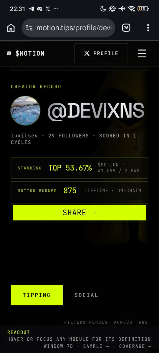 devixns's tweet photo. Like a Tip! @motiontip
Grow together $motion

I will send it back.

https://t.co/q9zjlXFrlQ https://t.co/7hU2M2PsXj