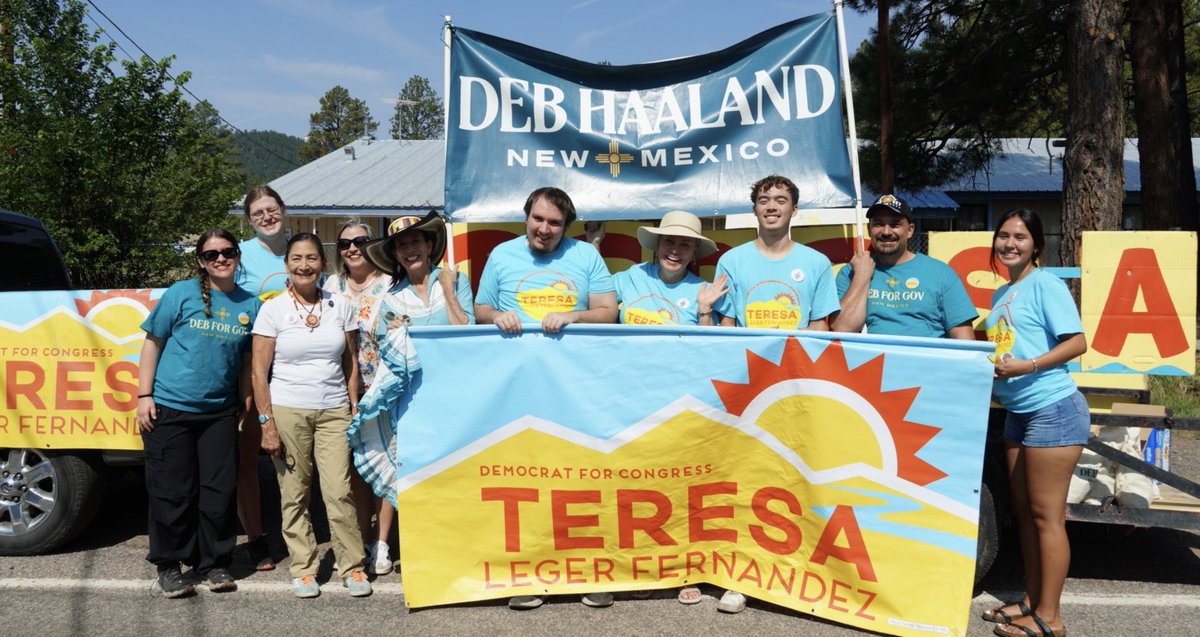 TeresaForNM's tweet photo. This weekend, it was great to be back in Rio Arriba County, celebrating the rich heritage and traditions that make our communities and this district so special. Thank you, Chama, for having us! https://t.co/zdJivcZo1l