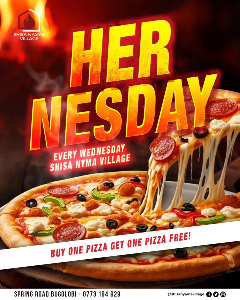 shisavillage's tweet photo. Every Wednesday, buy 1 pizza and enjoy a FREE Vegetable Pizza on us๐๐คค
#offer #buyonegetonefree #pizza #pizzalover #foodie https://t.co/mVV8dOcjXd