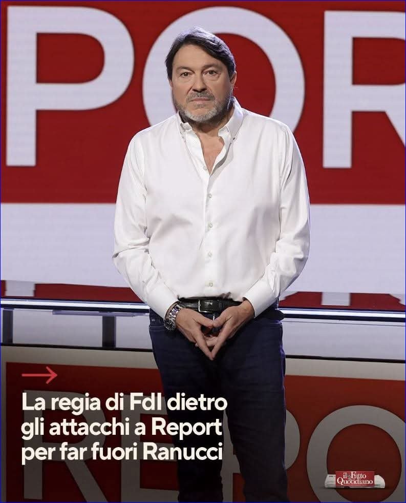 claudiodamico72's tweet photo. Da come i telegiornali del regime fascista stanno raccontando la vicenda, manca solo che ci dicano che Sigfrido ha organizzato personalmente l’attentato contro Ranucci, magari tra un servizio e l’altro. Che spettacolo di propaganda. Bestie. Report non si tocca. https://t.co/9dHWWO4PLw