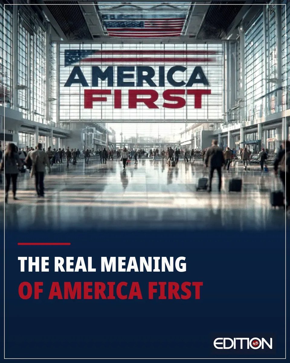 WBEdition's tweet photo. The Real Meaning of America First 🇺🇸

Read Story 📲 https://t.co/PxeN1njjAr

#Patriot #AmericaFirst #USA #WBEdition #WBEditionMagazine https://t.co/b0vMxpwJMx