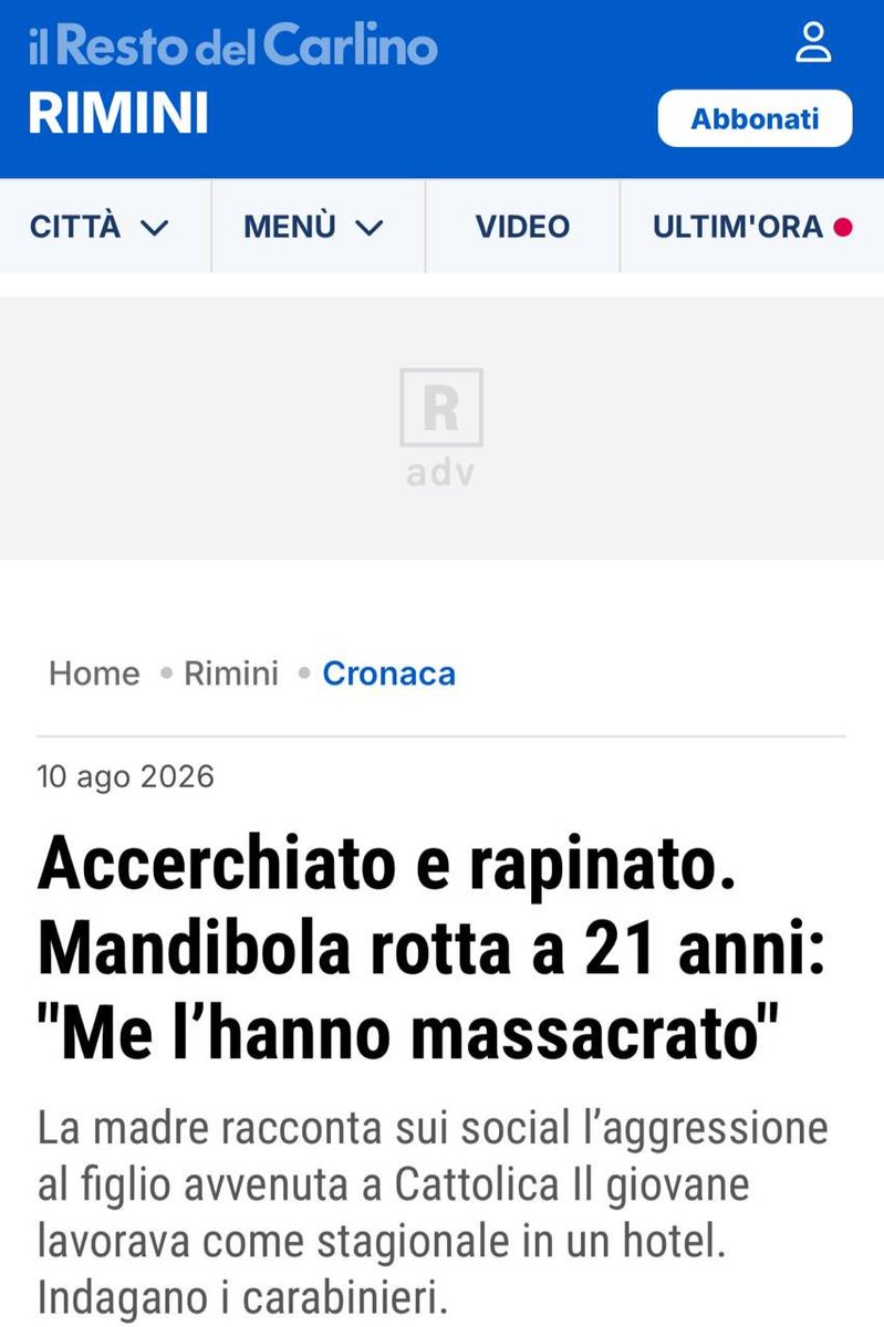 Gigadesires's tweet photo. E chi sarà mai stato ad accerchiarlo, rapinarlo e massacrarlo? 
Sti giornalisti si dimenticano sempre di specificarlo. https://t.co/aw8PgepGLh