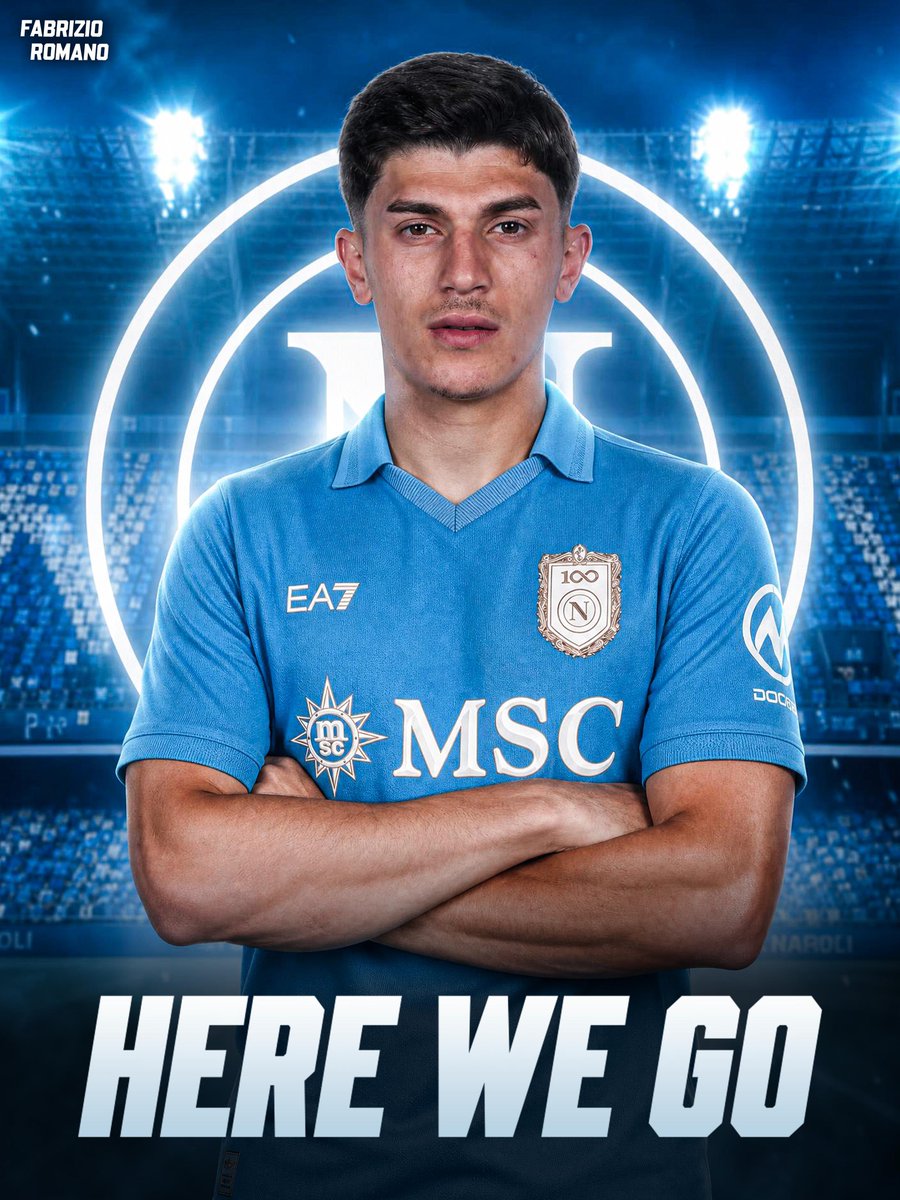 FabrizioRomano's tweet photo. 🚨🔵⚪️ Napoli have agreed deal to sign Costantini Favasuli as new right back, here we go!

Verbal agreement done at €7m package between loan fee and mandatory buy clause.

Favasuli will sign a five year deal, Catanzaro and Fiorentina share 50/50 of the fee. 🫱🏻‍🫲🏼 https://t.co/aNYTE10jvd