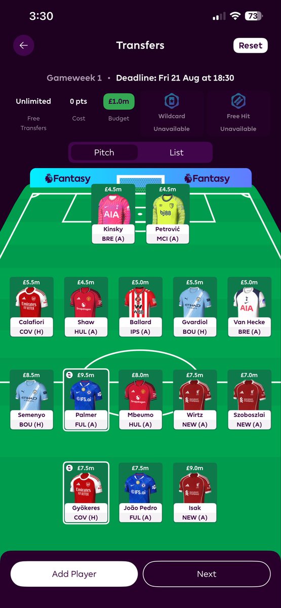 AceFPL's tweet photo. @FPL_Marcello The teams you can have without him are mental https://t.co/yhI3JUOKtv