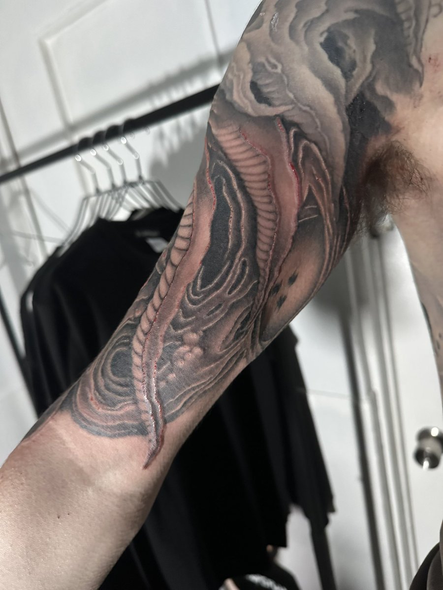 genome_office's tweet photo. 腕部分完成
#tattoo #tattoos #ink #inktattoo  #Design #刺青 #入墨 #文身 #彫師 #デザイン #タトゥー  #desperado #osaka #osakajapan #伝統 #伝統和彫 #japanesetraditional #전통일본문신　#문신 #디자인 #오사카 #일본 #genome #ゲノム #遺伝子 #バイオ #リアリスティック https://t.co/qGIyPVnS3j