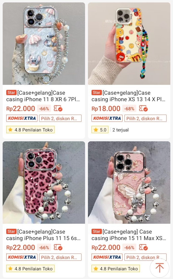 girlbehappyyyyy's tweet photo. GUYS 😭😭 aku nemu case HP lucu-lucu banget dan harganya murah parah 😭💗 https://t.co/TUOPjXWjpE