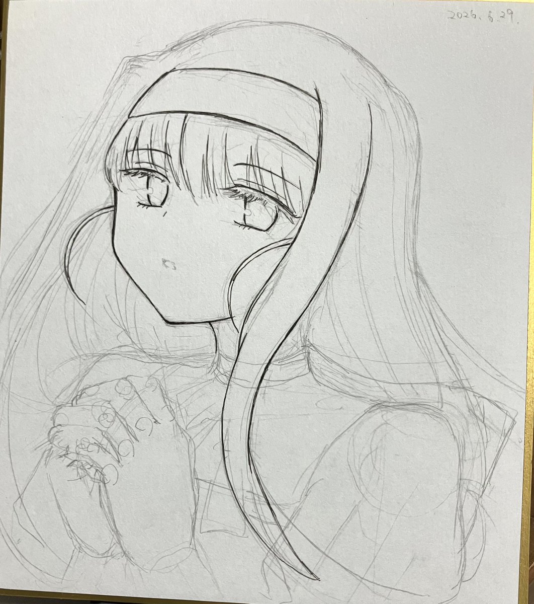 ttsun222's tweet photo. 【お絵描き修行記録7月編】
キャラクターの雰囲気に合わせて「透明感」を意識、着色してみました。
今回はラフを描くところからかなり苦戦しています…！苦手な手も挑戦してますが、まだまだ伸びしろたっぷりです💪
#イラスト練習
#アナログイラスト
#絵描きさんと繋がりたい https://t.co/LAr4C9eGXB