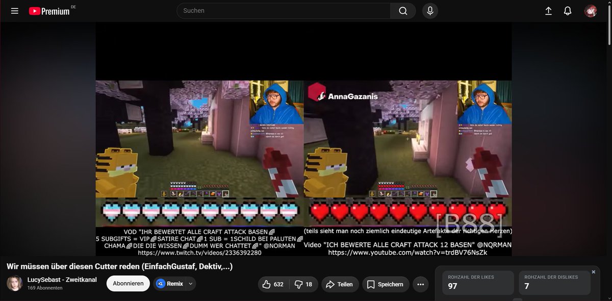 YuraYamiDE's tweet photo. Es ist ehrlich crazy, wie ein Cutter, die Transherzen aus einen Ressource pack mit einem PNG von normalen herzen umändert, wtf. (Natürlich ist dieser Andrew Tate fan.)

Video link: https://t.co/rQPewndajJ https://t.co/2GVxHTR0mx