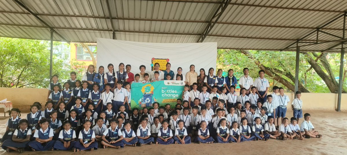 ccpgoa's tweet photo. ULB Code: 803243
CCP, in collaboration with AYYA waste management, conducted an engaging #4WaySegregation for students of Bal Bharati Vidyamandir, Ribandar. Students actively participated and were also introduced to the importance of composting wet waste. ЁЯМ┐
#SwachhataHiSeva2026 https://t.co/6AUW99XtBg