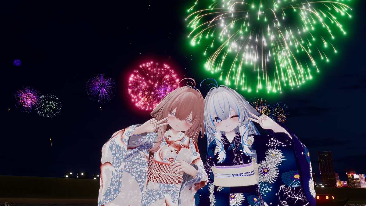 lluululululull's tweet photo. 花火と夏祭り満喫してきた！
#kaguya3D https://t.co/xLiabJ5nWh