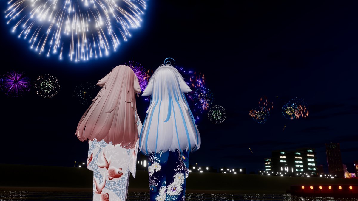lluululululull's tweet photo. 花火と夏祭り満喫してきた！
#kaguya3D https://t.co/xLiabJ5nWh