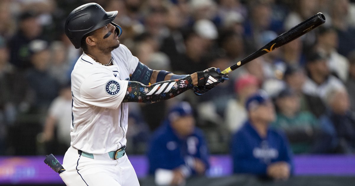thefirstinning's tweet photo. I just can’t quit on this Mariners team.

My 2nd ranked team in March is currently out of a playoff spot, but I keep buying in.

Julio, Canzone, Raley, Crawford, Raleigh all at least 0.014 behind in wOBA (relative to xwOBA).

Pitching is 4th in FIP as a team too. https://t.co/ayaApd8cRQ