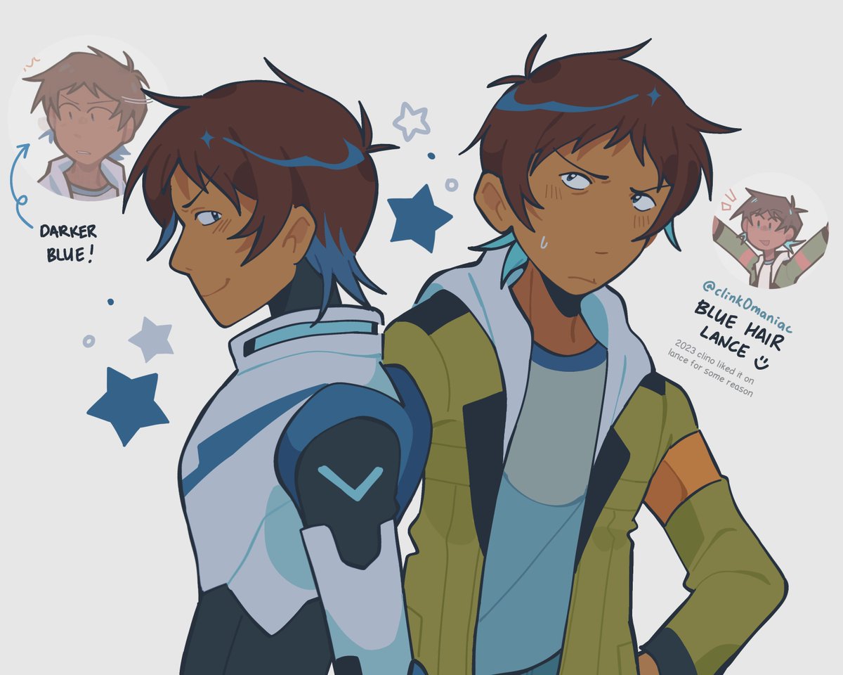 clink0maniac's tweet photo. something i used to do when i was new to the fandom was give lance blue tips on his hair. brought it back.. only for now 😭 idk if i still like it on him

#voltron #vld #lancemcclain https://t.co/3Axj9sXJwa