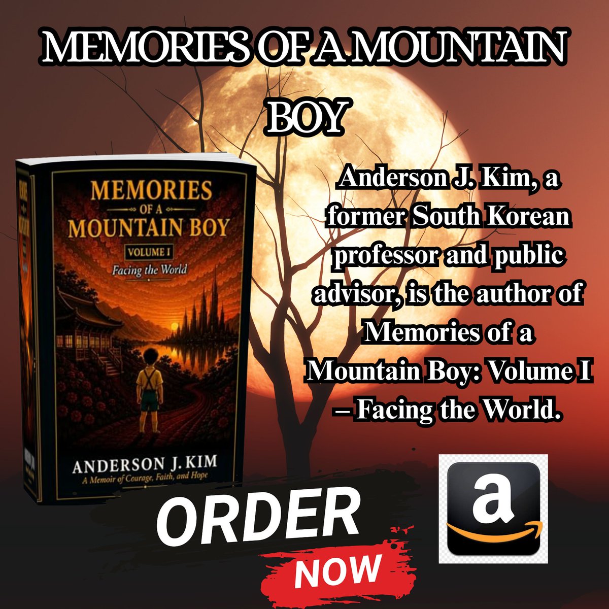 Thereadingn0's tweet photo. Featured Book: Memories of a Mountain Boy Volume I: Facing the World
A moving story of resilience, injustice, loss, and the courage to begin again.
A journey of facing the world while keeping hope alive.
#amreading #booklovers
#PageOdyssey #BookFeature #Memoir @peaceambassad20 https://t.co/i5FXCAmt29