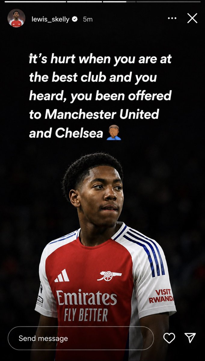 tonygarzy90's tweet photo. Lewis-Skelly on IG; 😭 https://t.co/VlKKrltdRS