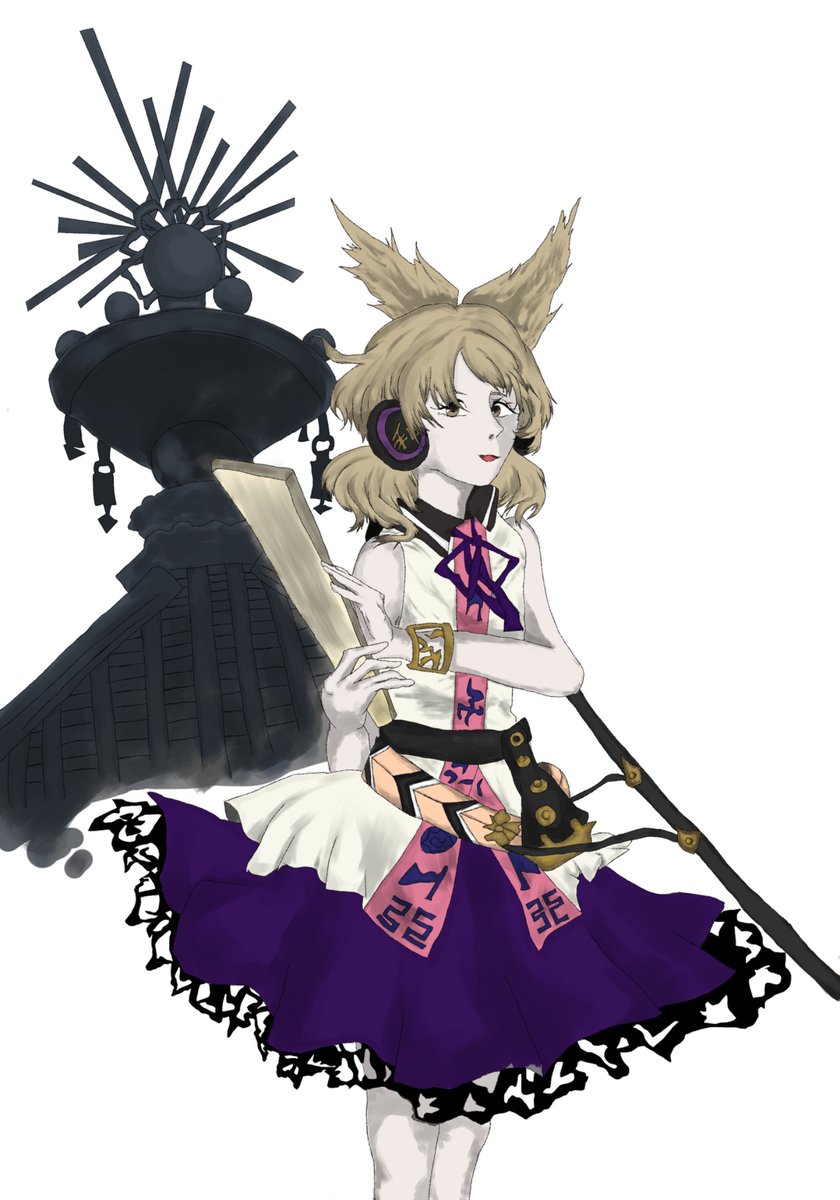 eacanonin's tweet photo. 夢殿と豊聡耳神子 https://t.co/MuLV7X795F