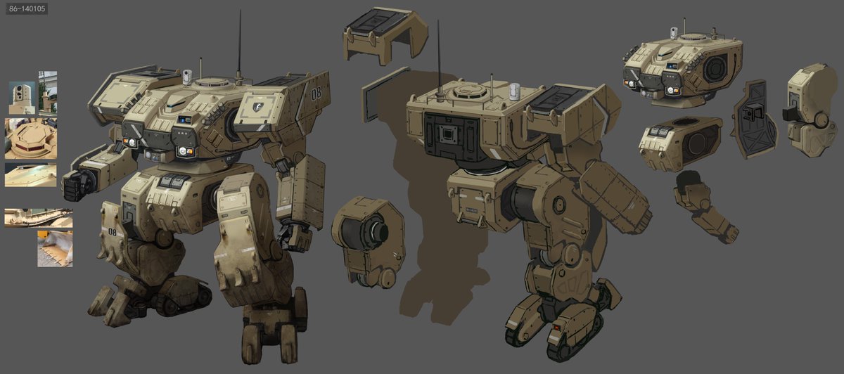 olLfLsqduy4FNJe's tweet photo. Mech concept designs 🤖
#Mecha #MechDesign #SciFiArt #ConceptArt #GameArt https://t.co/bVZ4PAnqBo