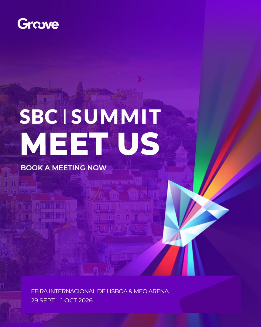 GrooveTechCom's tweet photo. 🇵🇹 Lisbon, we’re coming back!
#Groove is heading to #SBCSummit2026, connecting with the global iGaming community as a dedicated aggregator.
🤝 Meet us in Lisbon: https://t.co/BQfbjdbFLV
📅 29 Sep–1 Oct
📍 Lisbon
#FindYourGroove https://t.co/MUG5jUakqh