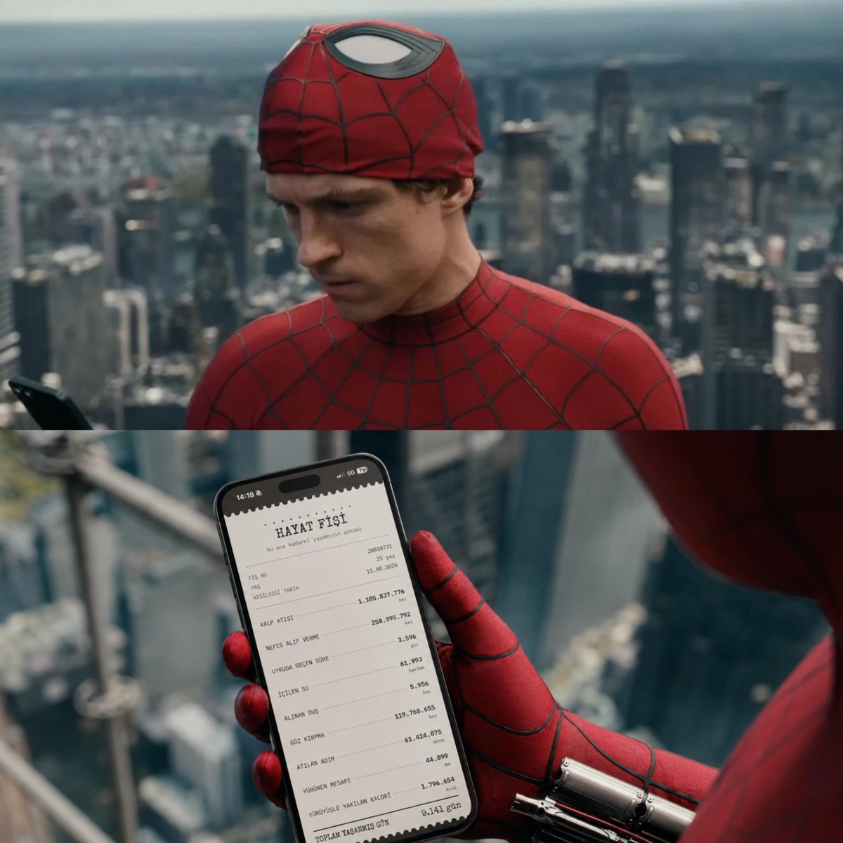 hayatfisi's tweet photo. Büyük güç, büyük sorumluluk getirir. Peki ya merak? Spider-Man de fişini kesti. 🕷️🕸️ https://t.co/W6Fs6EWqRA #spidermanbrandnewday #spiderman https://t.co/7mPxYmhFd2
