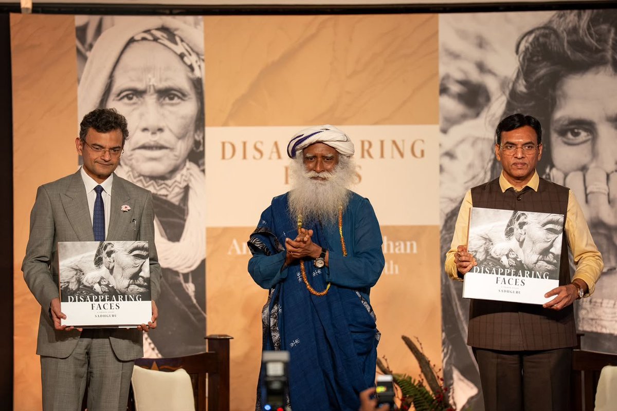 SadhguruJV's tweet photo. These faces represent an era that will soon disappear: faces etched only by sensory perception of light and darkness, heat and cold, of springs and winters, above all, uncontaminated by information that is disconnected from our senses. Our senses lead to a certain sense of life where there is no Non-sense. These are the visages that represent life that seems rudimentary but is rich with strong experiences of the land, the winds, the waters and the people. Over the last five decades, year after year, beyond the beauty and wondrous nature of the mountains, these faces have drawn me into the deep crevices of the Himalayas. -Sg
https://t.co/BTzdbdGMbB
@gupta_rekha @ARanganathan72 @mansukhmandviya
