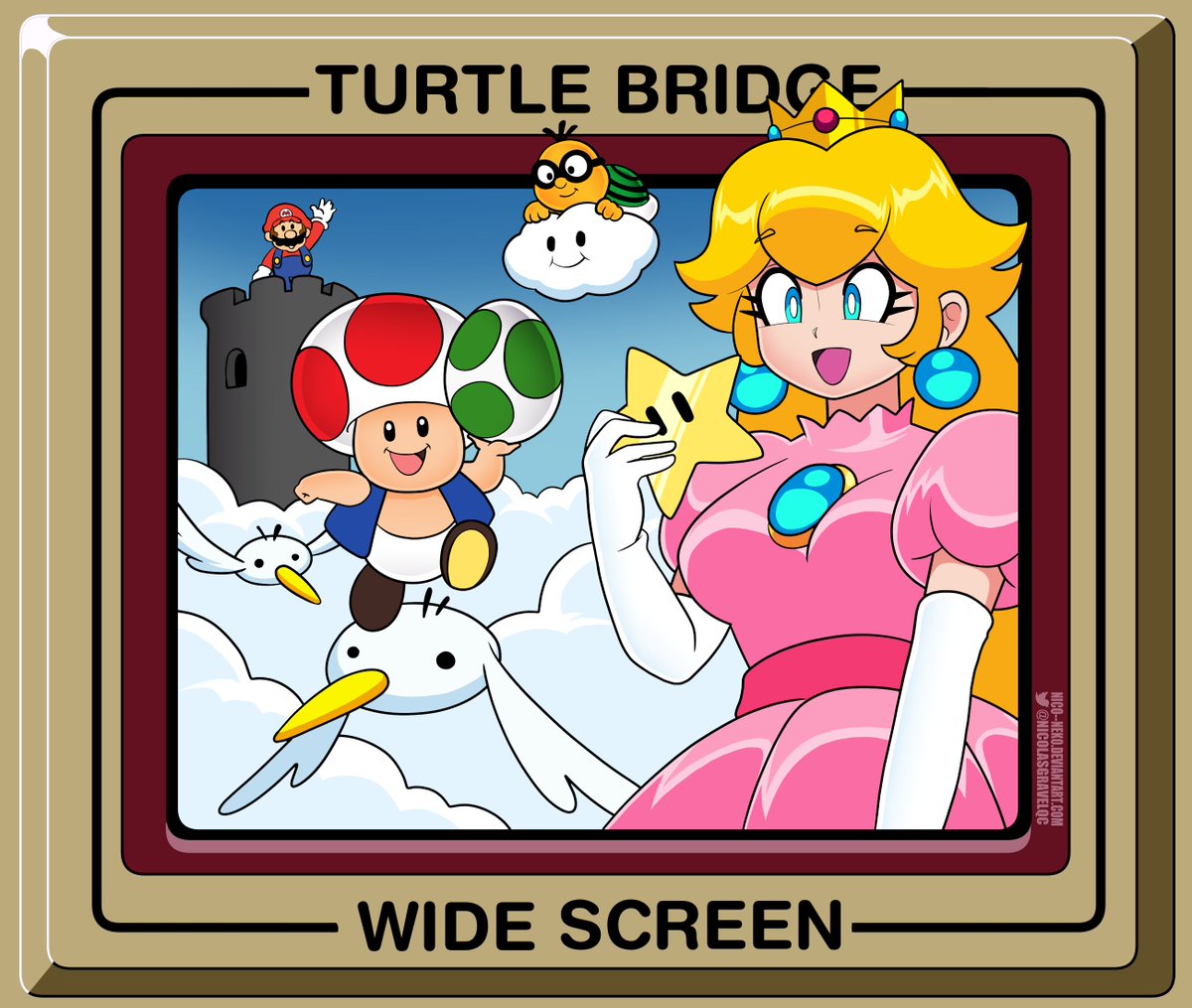NicolasGravelQC's tweet photo. ☁️ Game &amp; Watch - Turtle Bridge ⭐️ #PrincessPeach #SuperMarioBros #GameAndWatch https://t.co/ejlt4jYjLz