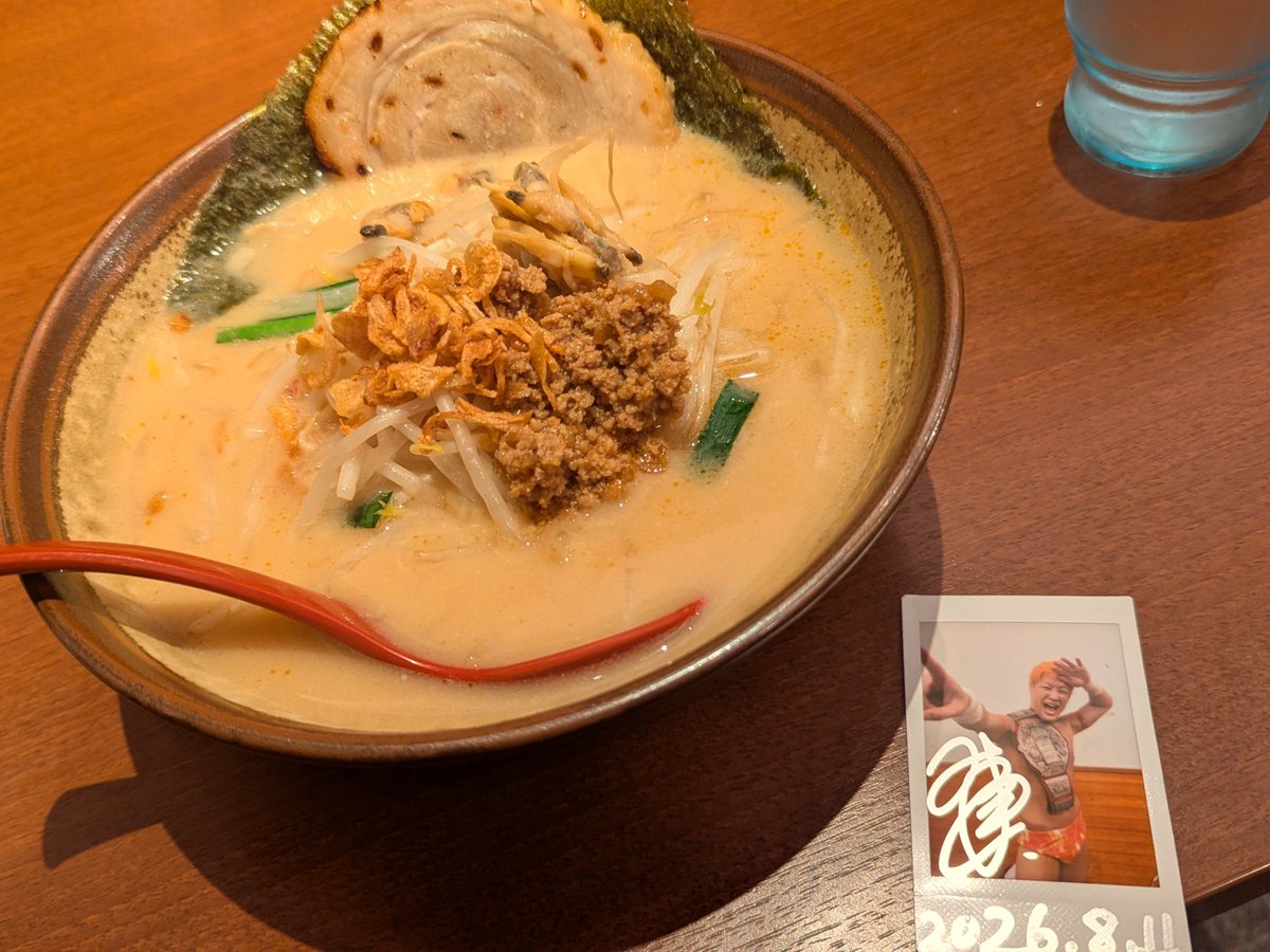 NAWN610's tweet photo. 祝勝〆ラーメン https://t.co/3q6MkvuUT9