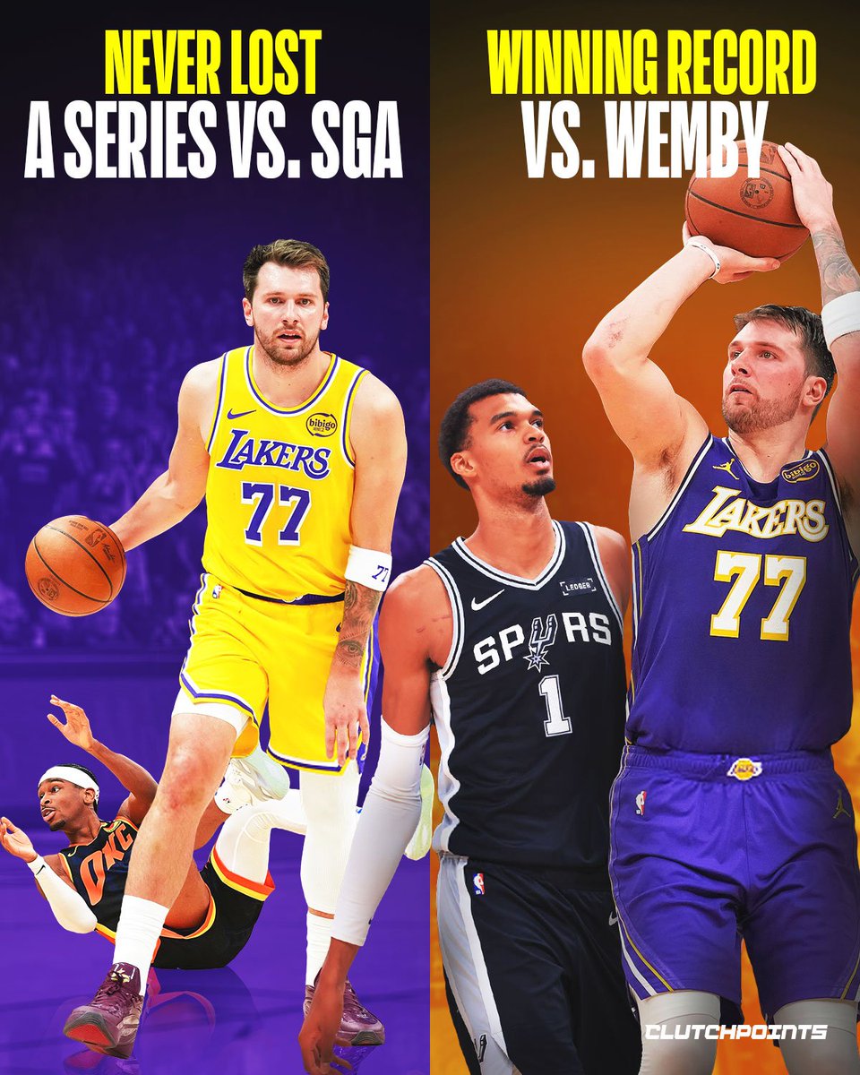 lukanationcp's tweet photo. Shai has never beaten Luka in a playoff series.

Luka is also 5-1 all-time vs. Wemby.

The West is full of young superstars, but whenever these teams meet, Luka still has a case for being the best player on the floor.

Next playoffs? We'll see you there. https://t.co/euaxzKS3Ry
