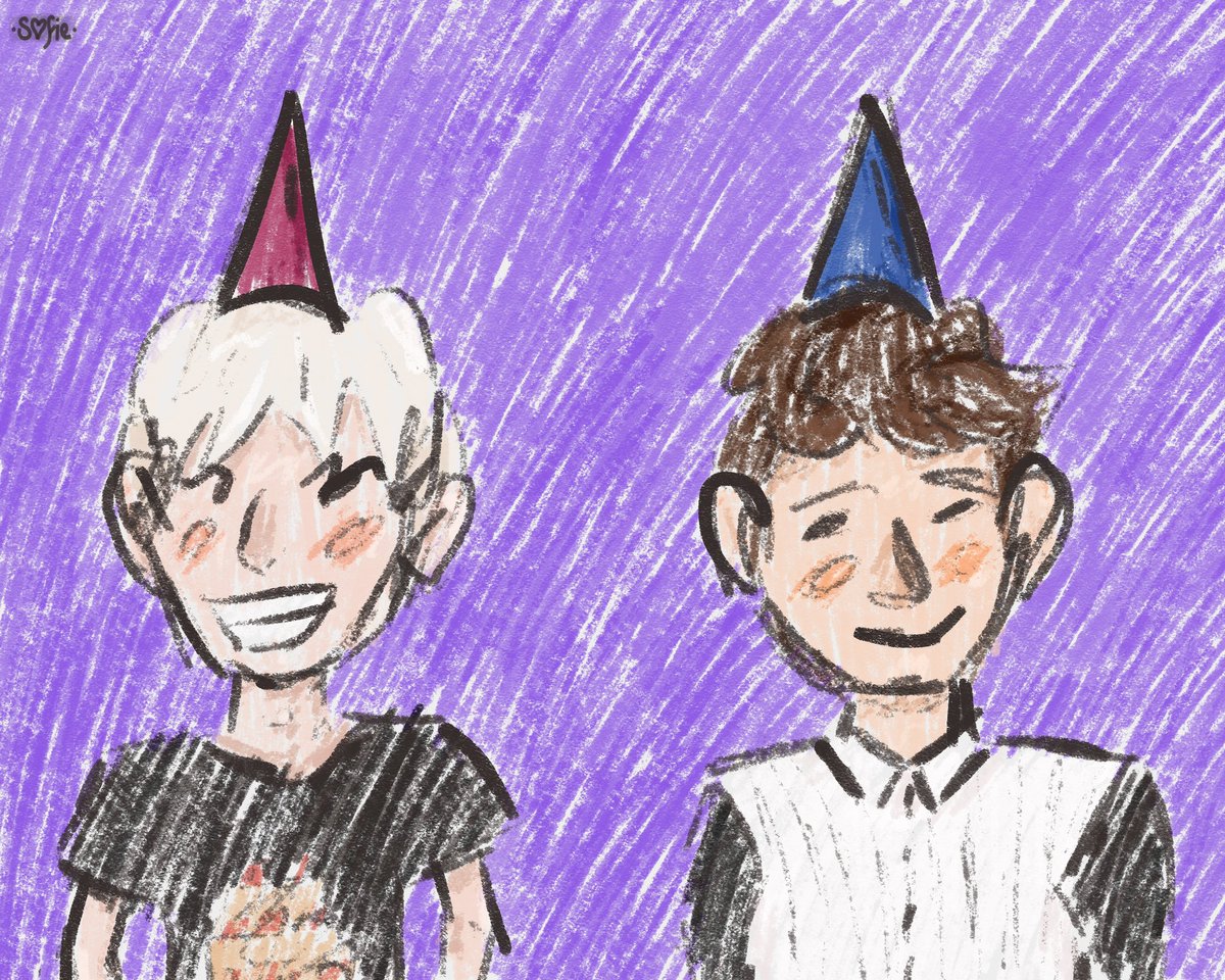 jam_rolypoly's tweet photo. was rewatching phil’s birthday episode the other day and did a little doodle #phanart https://t.co/OrZW73aiz5