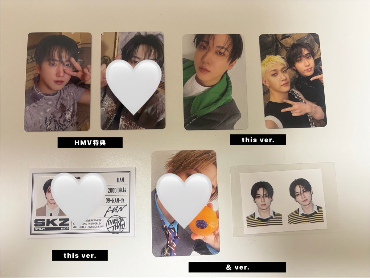 _12yrl's tweet photo. 交換 straykids スキズ THIS &amp; THAT HMV特典 ラキドロ  封入 トレカ

譲】 HMV特典 🐖🐇 
       this ver.🐖🐇 ・ユニット🐺🐿・
       ＆ ver.  🐰（ID）
求】 全て🦙 🥟

郵送希望 纏めての方優先
気軽にお声がけ下さい🙇🏻‍♀️ https://t.co/GaNdaK8ThH