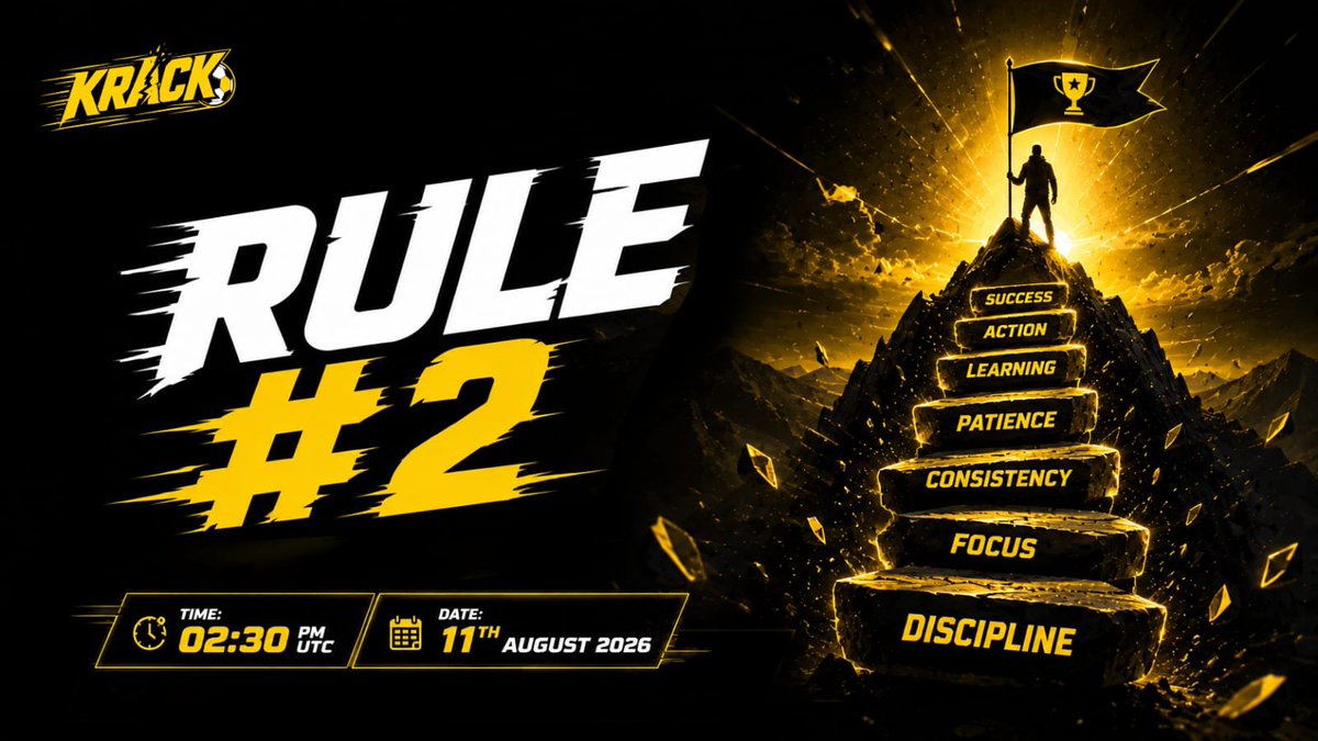 OK_OmarKhan's tweet photo. RULE #2 — THE NEXT PIECE OF THE PUZZLE IS HERE! 🔥

Yesterday, we uncovered Rule #1…
Today, it’s time to go deeper. 👀

Rule #2 could reveal another important piece of the connection between KRACK & BLV. What does it mean? Why does it matter? And what should the community be ready for next? 🚀

🎙️ Mr. Omar Khan (OK) is back with another powerful session!

📌 TOPIC: RULE #2
🎤 HOST: Mr. Omar Khan (OK)
📅 DATE: 11th August 2026
⏰ TIME: 02:30 PM UTC

🇮🇳 India: 08:00 PM
🇵🇰 Pakistan: 07:30 PM
🇧🇩 Bangladesh: 08:30 PM

Join Zoom Meeting
https://t.co/AYtP18tJFs

Meeting ID: 862 9490 3621
Passcode: 730750

Rule #1 was just the beginning…
Rule #2 is where things get even more interesting. 🔥

🚀 KRACK × BLV — Stay Connected. Stay Ready.