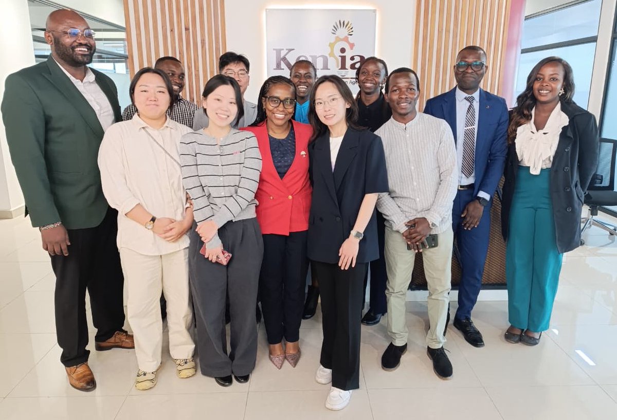 KENIAupdates's tweet photo. Strengthening Kenya’s position in global innovation networks requires strategic connections that link local innovators and enterprises to international technology, expertise, investment, and markets. It is against this background that the Kenya National Innovation Agency (KeNIA) engaged the Director of the Exchange and Cooperation Division at the Korea-Africa Foundation, Mr. Jongkil Lee, to explore opportunities for deepening Kenya–South Korea collaboration in innovation, technology, and enterprise development.
The discussions examined pathways for Kenyan innovators and enterprises to access South Korean technologies, expertise, strategic partnerships, investment, and markets. These linkages will accelerate technology adoption, enhance enterprise capabilities, and support the commercialisation and scaling of Kenyan innovations.
KeNIA also engaged South Korean startups participating in the Global Markets Expansion Program, exploring opportunities to connect them with Kenyan startups, innovators, investors, and other ecosystem stakeholders. The proposed linkages will facilitate knowledge exchange, technology collaboration, investment, and access to new markets.
The engagements underscore KeNIA’s strategic approach to positioning Kenya within global innovation networks and creating opportunities for international collaboration to accelerate technology adoption, enterprise growth, and market access. These efforts contribute to a globally connected and commercially oriented innovation ecosystem, creating pathways for Kenyan innovations and enterprises to scale and compete internationally
