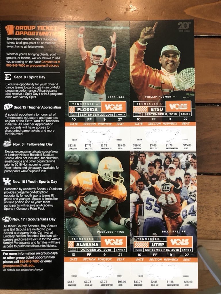 Austin_Vols's tweet photo. I am once again begging for physical season ticket books to return https://t.co/LOX3nB3jgc