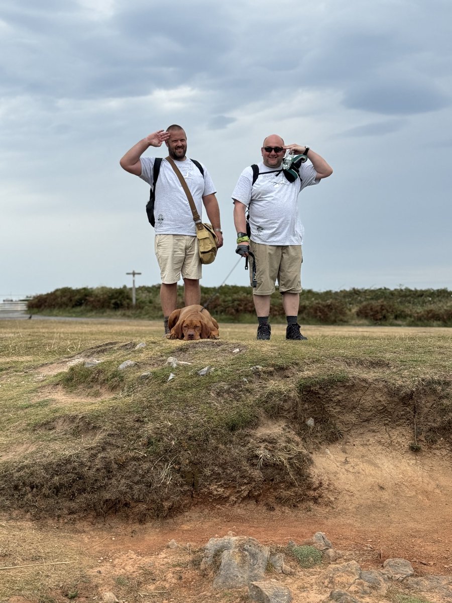bomber_ant's tweet photo. Marching for Finley - Patrol #6

Friday 14th August 2026 

PUWC West Wales IC - Coastal Command

*Alaru Alaru* (Welsh for Alarm!🚨)

A message from the Skipper @almurray for @FinleysTouch 

A small 4 man patrol led by @HayesGregg & @andrew_lustig will be Marching from Barafundle (site of ‘secret training area’ for DD Valentines) along the coast path to Tenby harbour (site of the RAF High Speed Launch). They Will pass by the old RAF Manorbier site (now an air defence training range) and will stop by the old WW1 training trenches at Penally (wrong war or is it!) before ending up in a pub for a righteous pint or two…and soak in a hot tub post Operation.

Donate here to help us smash this target!! 👇👇👇💷💷💷💷💷

https://t.co/ijkh6TV7va

🥾 21 miles
👣 45,000+ steps
✈️ Military history.
🍻 Righteous Pints 
🍟 Chips with Kelpchup 
🐑 Sheep

@PembsCoast @VisitPembs @Pembrokeshire 

Marching for Finley’s Touch.

Ymlaen!!!!😉

#MarchingForFinley #WalesIC #wales #FinleysTouch #WeHaveWays #MilitaryHistory

@James1940 @militaryhistori @GaudernMichael @GoalhangerHQ @tonypastor70 @holland_tom @dcsandbrook @Professor_Hal @robert_lyman @SpitfireFilly @AndyAitcheson @HistoryPegg @fha772 @Franksaunders21 @soave1000 @rentaquill @SilenceInPolish @JohnCMcManus3 @JohnNicholRAF @J_oey_M @james_2904 @Karl_Reid @RedFiveModels @AlasdairGSY @GaryLineker @alanshearer @MicahRichards @campbellclaret @RoryStewartUK 

@WHW_NorthernIC @TheLondonIC1 @WHW_CambridgeIC @DorsetIc @KentBuffsIC @TheRestHistory @RestIsPolitics @RestIsFootball 

#MarchingWithSunrayForFinley #WeHaveWays #FinleysTouch #WW2History 
@KensingtonRoyal @WalesOnline @WelshRugbyUnion @visitwales @WelshTourism1 @Nigelrefowens