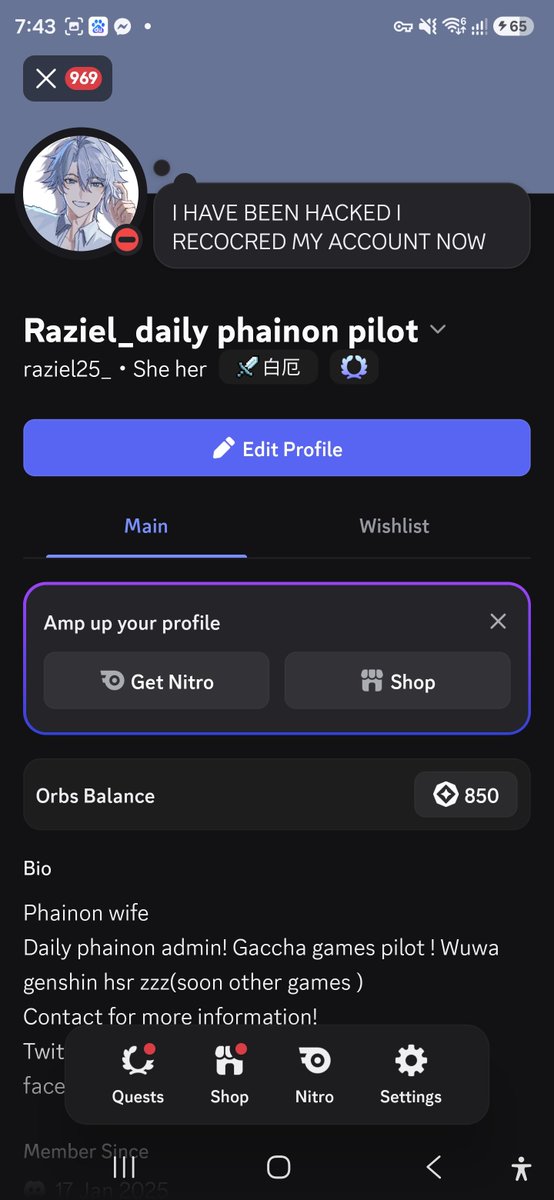 dailyphainon's tweet photo. IMPARTANT ANNOUNCEMENT  FROM ADMIN !!! 
first I've been away for while because of irl problems so apologies I will try to come back as soon as I can ! 
MY DISCORD ACCOUNT GOT HACKED AND I WAS NOT ABLE TO USE THE ACCOUNT FOR A WHILE !! PLEASE BE CAREFUL 
IM TRYING TO GET BACK MY ACCOUNTS AND GO BACK TO NORMAL 
IF ANY THING PLEASE CONTACT ME HERE ON TWITTER UNTIL THE PROBLEM IS SOLVED !! 
AGAIN I DONT HAVE FULL ACESS TO DISCORD !!