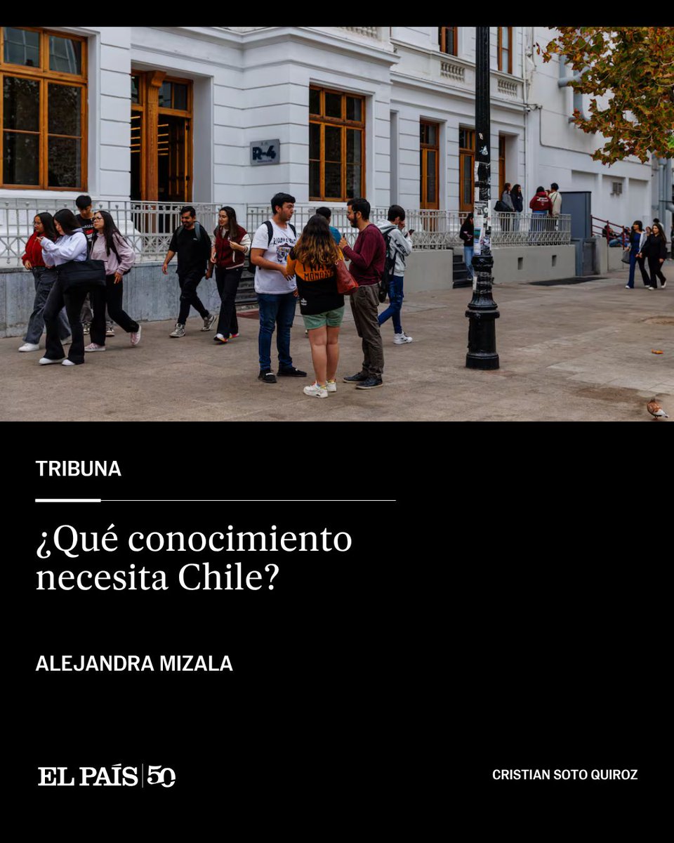 elpais_chile's tweet photo. 🖋Tribuna | "Una política científica adecuada a nuestro tiempo no debería preguntarse qué disciplinas son más útiles y cuáles podemos permitirnos relegar". Por Alejandra Mizala https://t.co/3mswnukxlH https://t.co/mH1B1kXadU