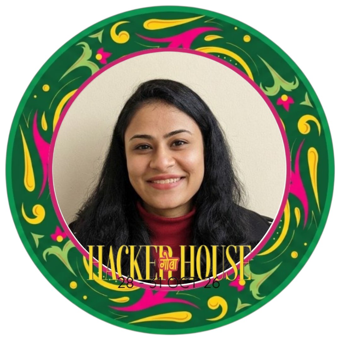 jpanchal251's tweet photo. Built something for HH Goa 2026 🏝️

Turn your photo into a #HHGoa2026 PFP frame in seconds.

Upload → drag → zoom → done. 🎯

No signup. No login. No waiting — renders instantly in-browser ⚡

Try it here 👇
https://t.co/7vkLugxkOY

Drop some love!! ❤️

#FrameInGoa https://t.co/beQV2X8OSg