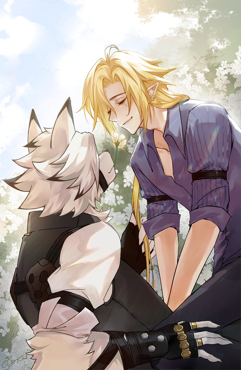 NyaBuli_Art's tweet photo. Warm sunlight, quiet moments.#ライヒュ #lycahugo #zzzero https://t.co/wYLfqUYnRr