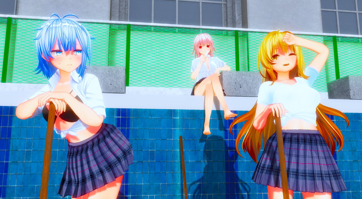 yukke_COM3D2's tweet photo. 健全な制服ヒロイン
「ほらキリキリ動きなさい(ﾓｸﾞｰ」
#COM3D2 #カスタムオーダーメイド3D2 https://t.co/VWJbzYlZ32
