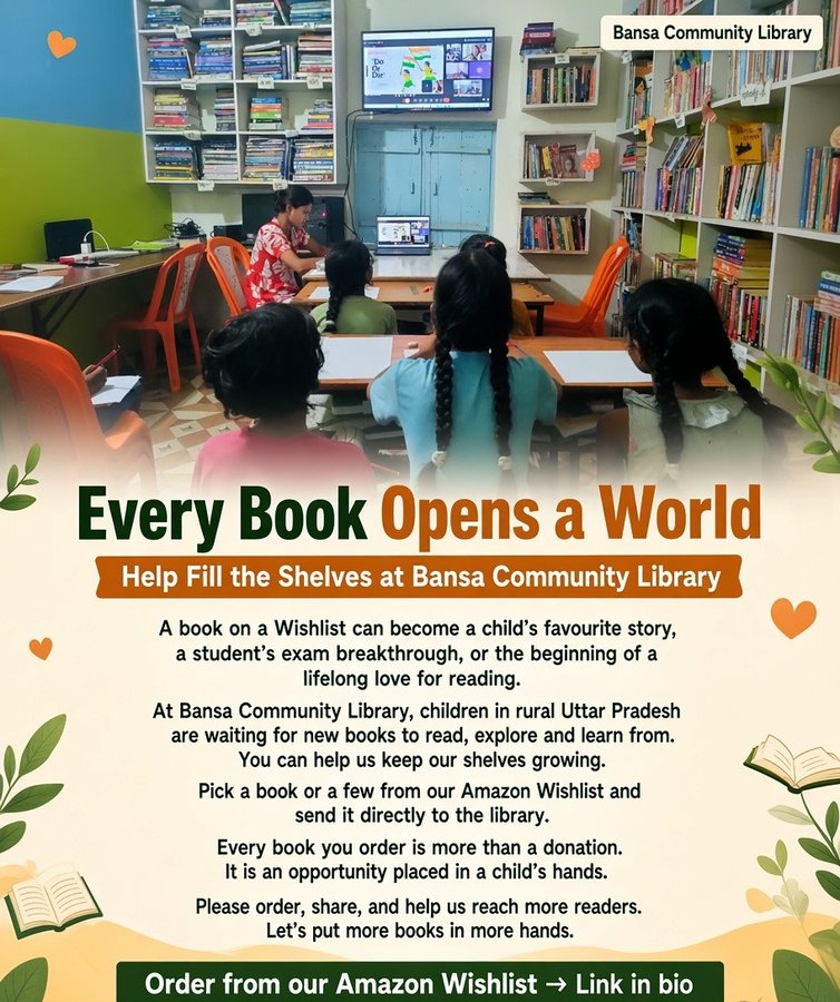 HaenschenZ's tweet photo. #BansaCommunityLibrary #BooksForChildren #RuralEducation #Libraries #RightToRead
https://t.co/pkkoYW4221 https://t.co/RZPS6LFsjx